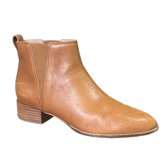 Madewell The Carina Leather Ankle Boots in English Saddle Leather Womens Size 10 - Picture 10 of 10